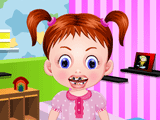 Маленькая Эмма у стоматолога
