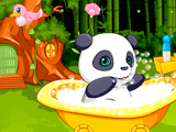 Игривая панда