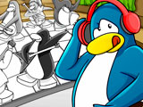 Клуб Пингвинов раскраска