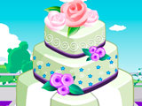 Розовый свадебный торт 3