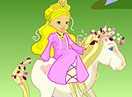 Принцесса ухаживает за пони