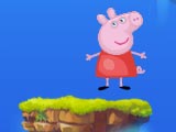 Свинка Пеппа прыгает вверх